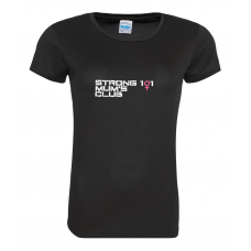 Strong Mums Club Wicking Gym Tee